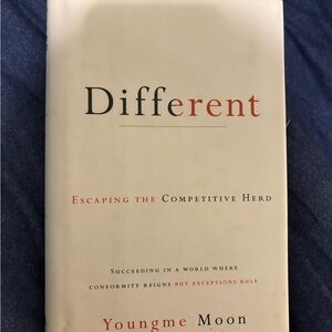 Different by Youngme Moon Hardcover Book
